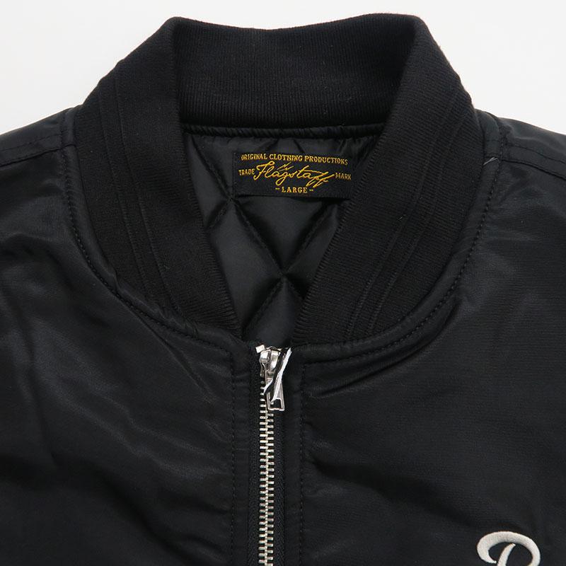 Flag staff（フラッグスタッフ） スヌーピー MA-1 M L XL XXL刺繍 黒