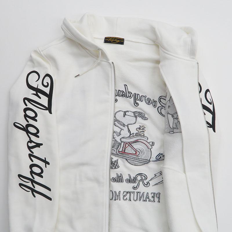 Flag staff（フラッグスタッフ） スヌーピー 長袖パーカー スエット