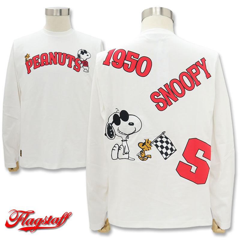 Flag staff（フラッグスタッフ） 長袖 Tシャツ SNOOPY PEANUTS 431010 