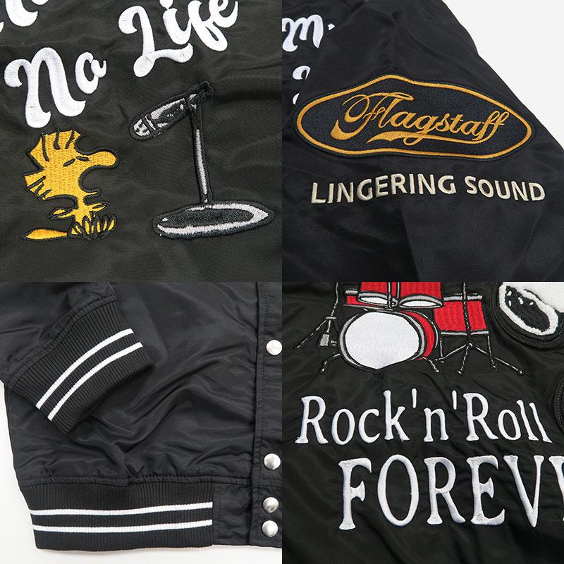 Flag staff フラッグスタッフ FlagStaff スタジャン SNOOPY Flag staff フラッグスタッフ FlagStaff スタジャン SNOOPY