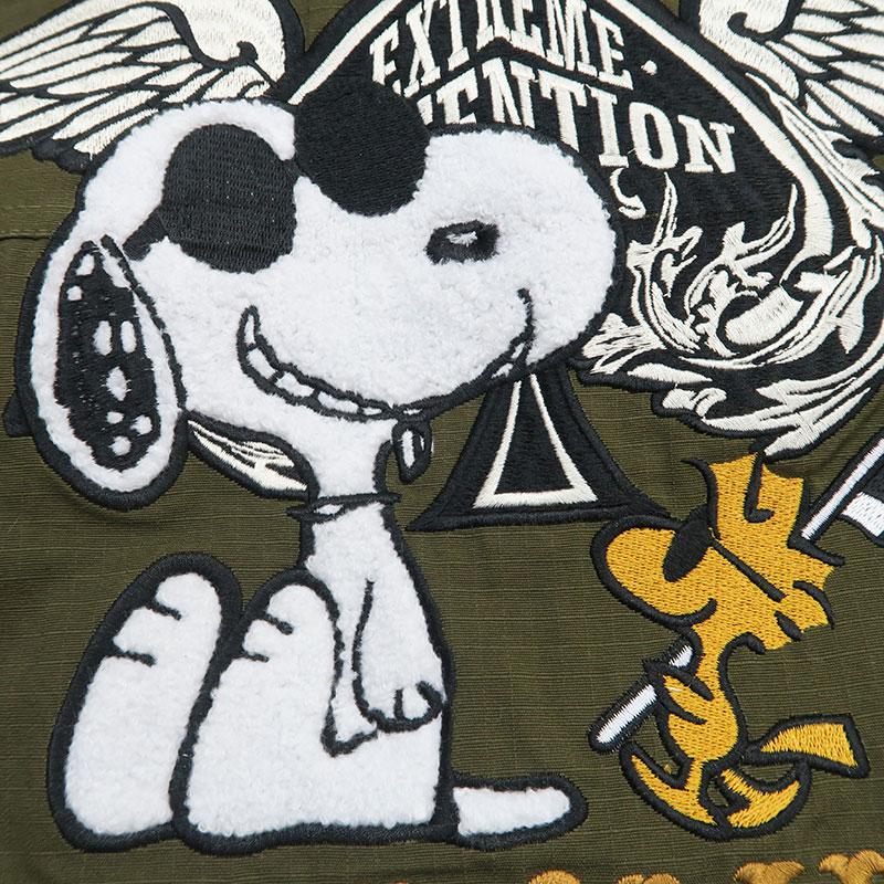 Flag staff（フラッグスタッフ） 長袖 ミリタリージャケット SNOOPY