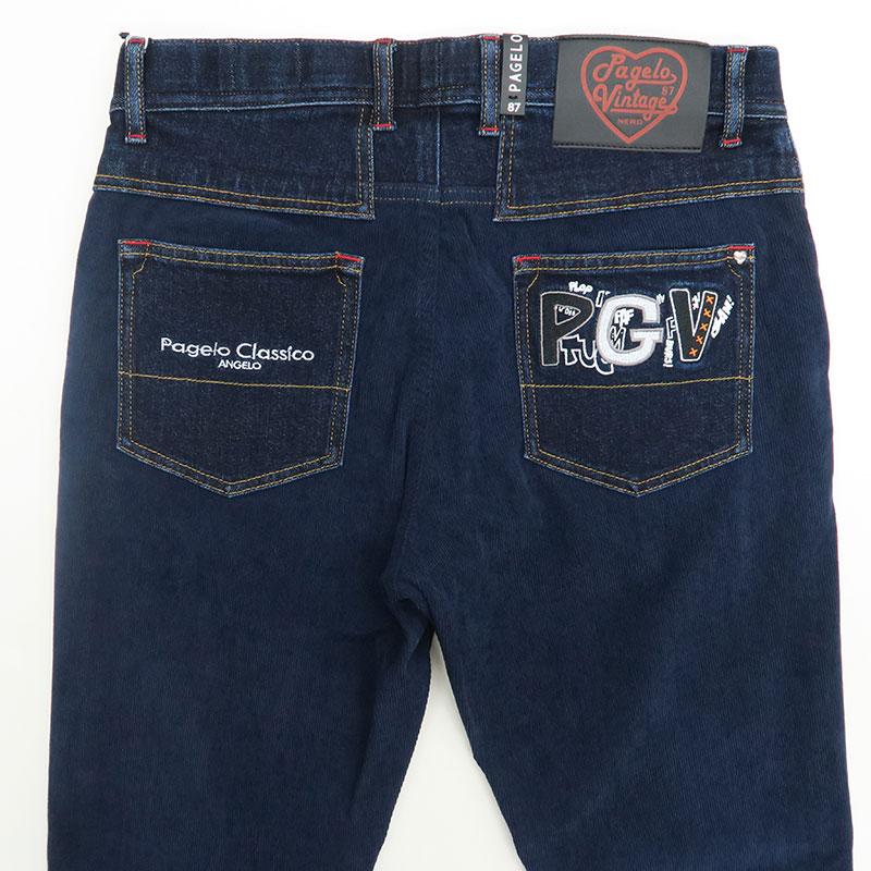 パジェロ ストレッチデニムパンツ 45-5302-07 PAGELO インディゴ