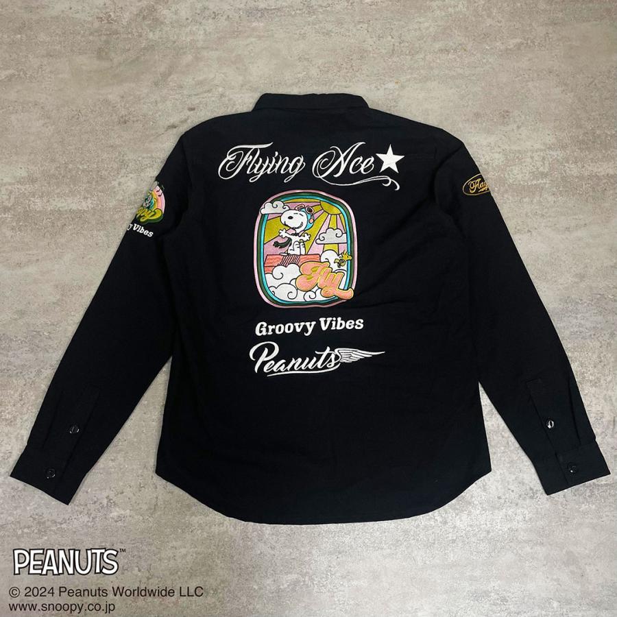 Flag staff（フラッグスタッフ） SNOOPY×Flagstaff スヌーピー刺繍