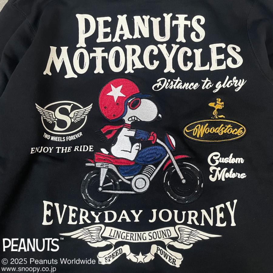 SNOOPY COLLABORATION Flag Staff モーターサイクルZIPパーカー スヌーピー×フラッグスタッフ Flag staff（フラッグスタッフ） SNOOPY×Flagstaff PEANUTS MOTORCYCLE
