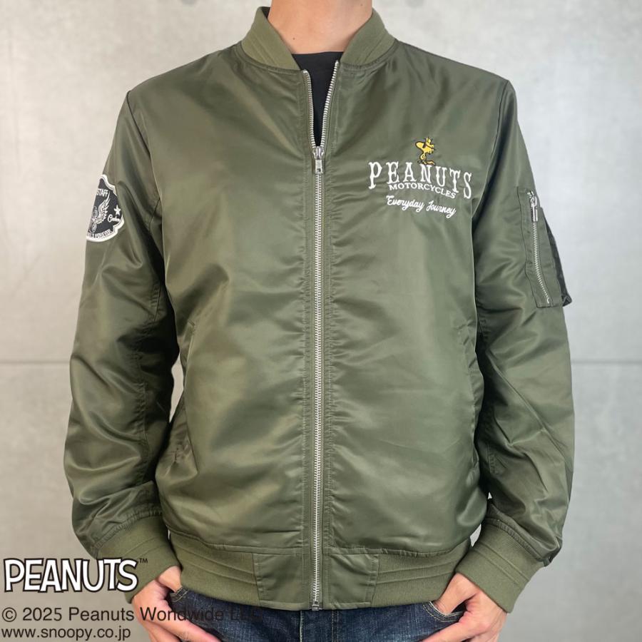 Flag staff（フラッグスタッフ） SNOOPY×Flagstaff PEANUTS BIKER MA-1