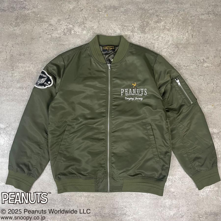 Flag staff（フラッグスタッフ） SNOOPY×Flagstaff PEANUTS BIKER MA-1