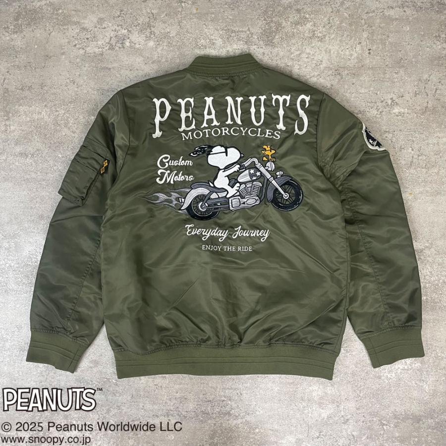 Flag staff（フラッグスタッフ） SNOOPY×Flagstaff PEANUTS BIKER MA-1