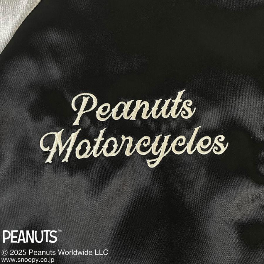 SNOOPY×Flagstaff Flying PEANUTS MOTORCYCLE SJ フラッグスタッフ スヌーピー 刺しゅう スカジャン 453006 25AWの画像