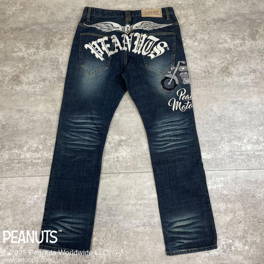 Flag Staff × SNOOPY　デニムパンツ　フラッグスタッフ × スヌーピー Flag staff（フラッグスタッフ） SNOOPY×Flagstaff PEANUTS DENIM