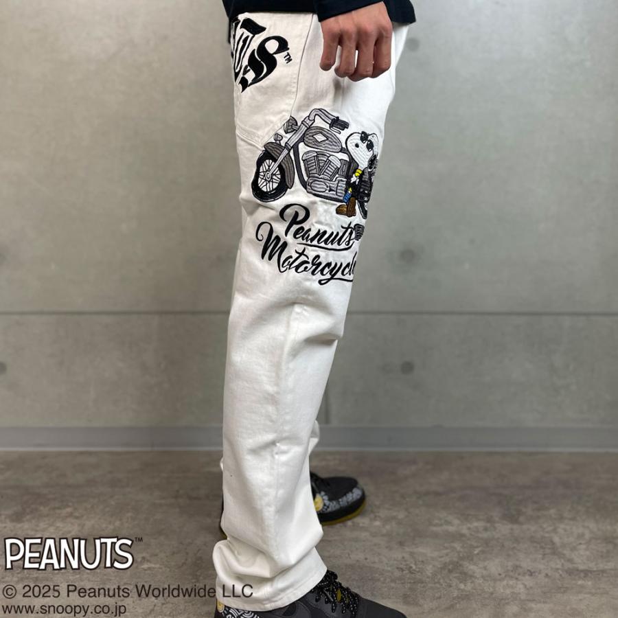 SNOOPY×Flag Staff Peanuts denimu pants　フラッグスタッフ × スヌーピーコラボ デニムパンツ Flag staff（フラッグスタッフ） SNOOPY×Flagstaff PEANUTS DENIM