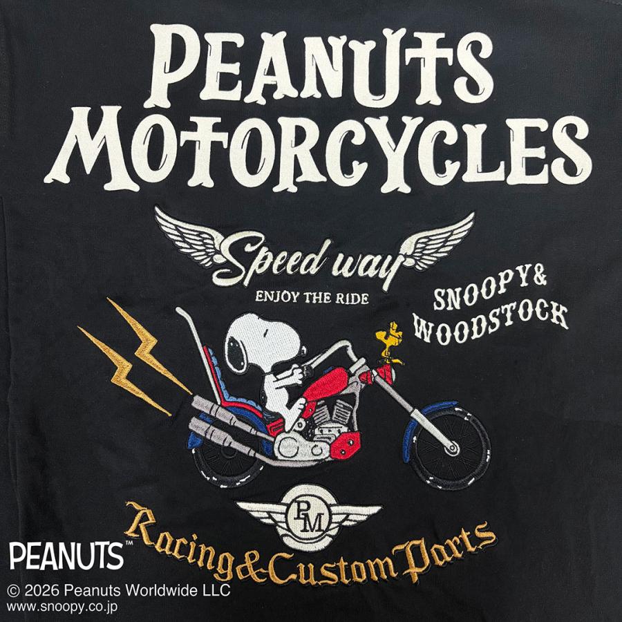 Flag staff（フラッグスタッフ） SNOOPY×Flag Staff PEANUTS BIKER TEE