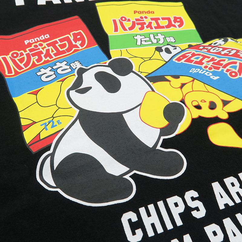 パンディエスタ 半袖Tシャツ 523353 白 000 黒 012 L XL XXL ポテトチップス パンダ PANDIESTA｜wanwan｜12