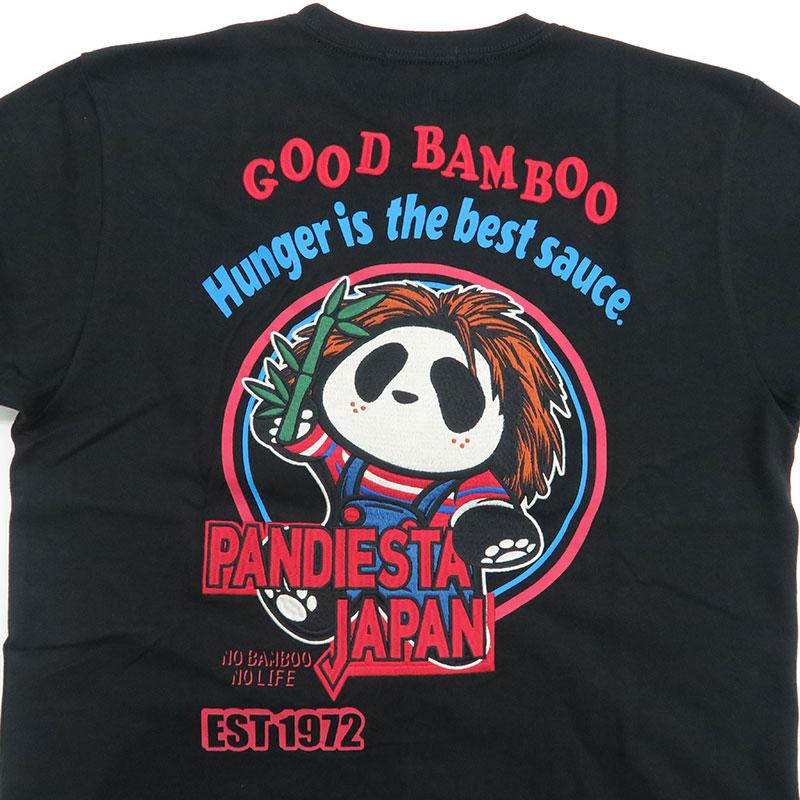 PANDIESTA（パンディエスタ） 半袖Tシャツ 523880 黒 012 赤/黒 035 L