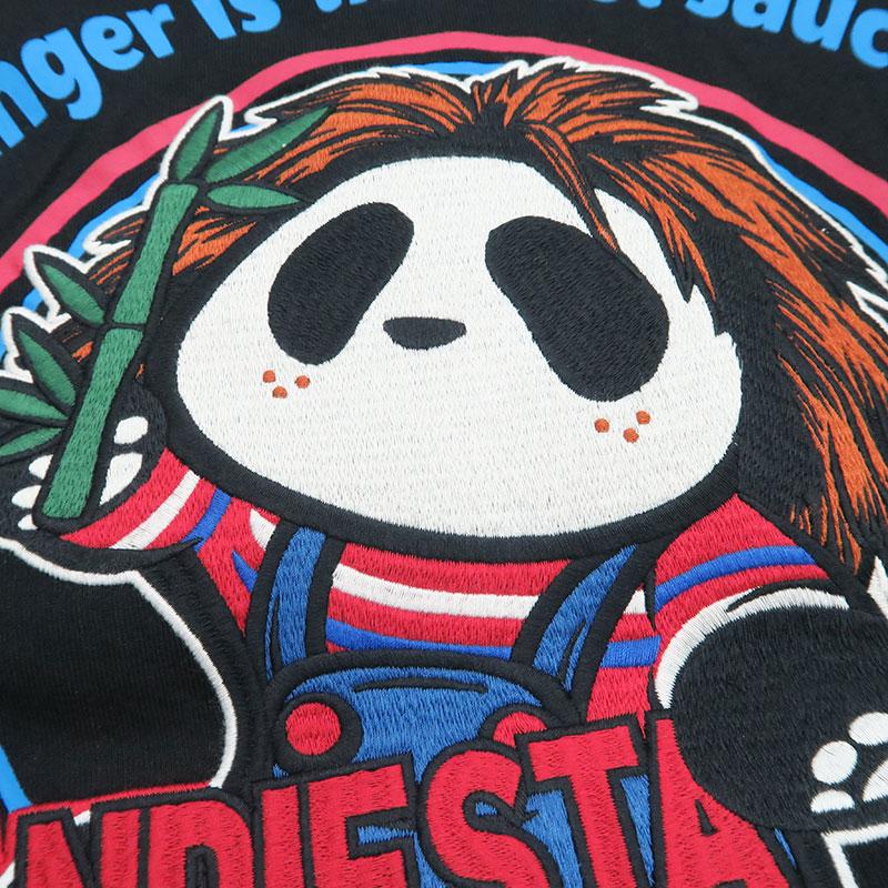 PANDIESTA（パンディエスタ） 半袖Tシャツ 523880 黒 012 赤/黒 035 L