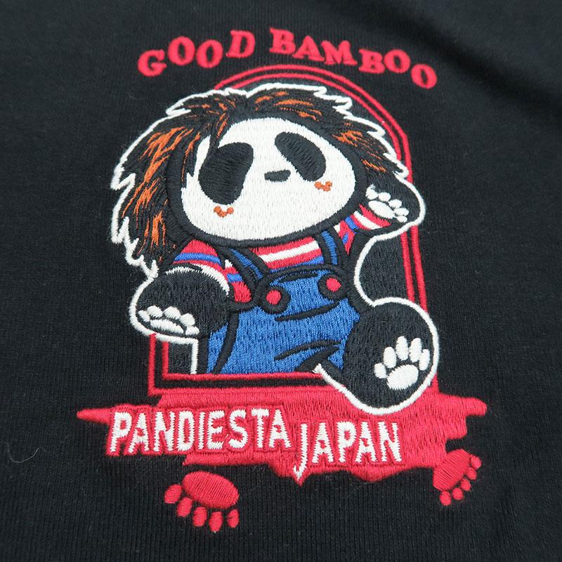 PANDIESTA（パンディエスタ） 半袖Tシャツ 523880 黒 012 赤/黒 035 L