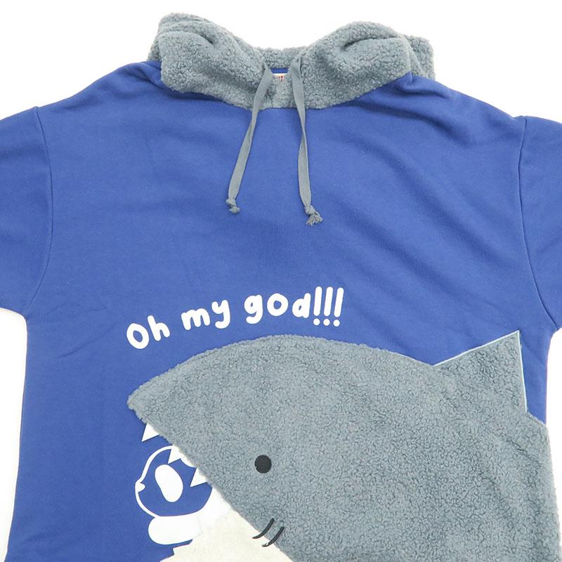 PANDIESTA パンディエスタ 長袖パーカー なりきりシャーク パンダ  