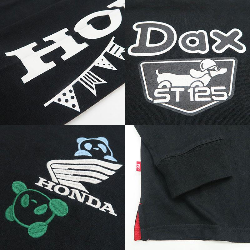 パンディエスタ HONDAとコラボ 長袖Tシャツ 533504 L XL XXL 白 000 黒