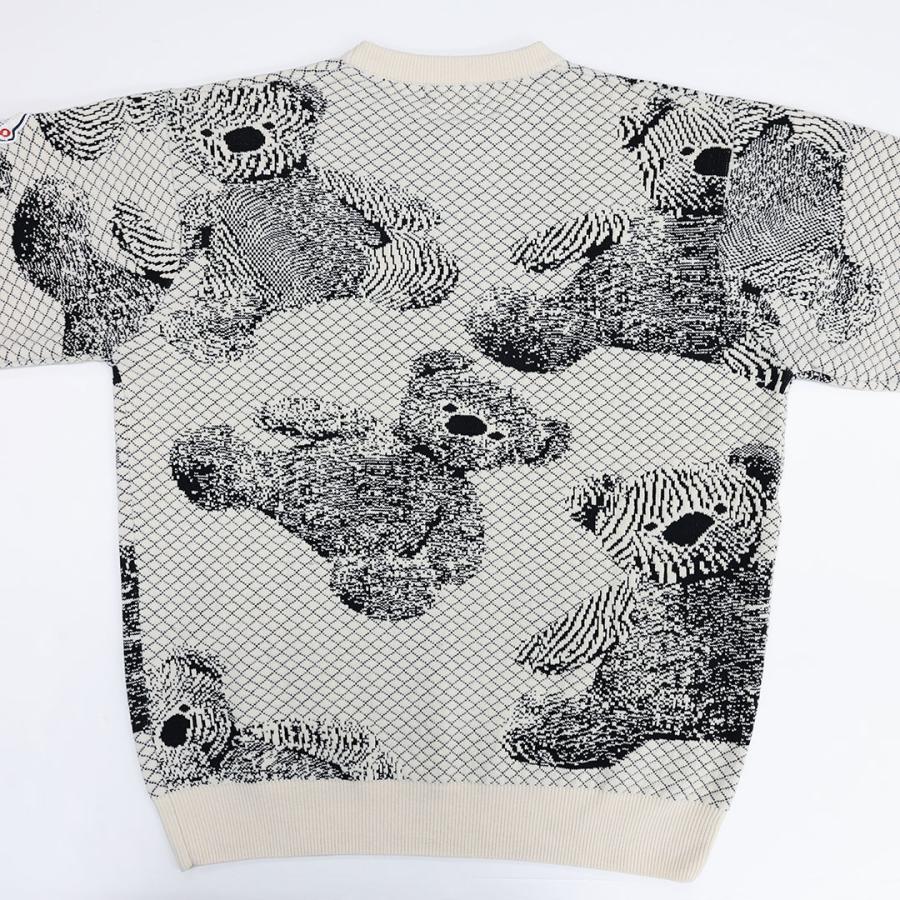 パジェロ PAGELO クマ デザイン クルーネック ニット M L LLサイズ 56