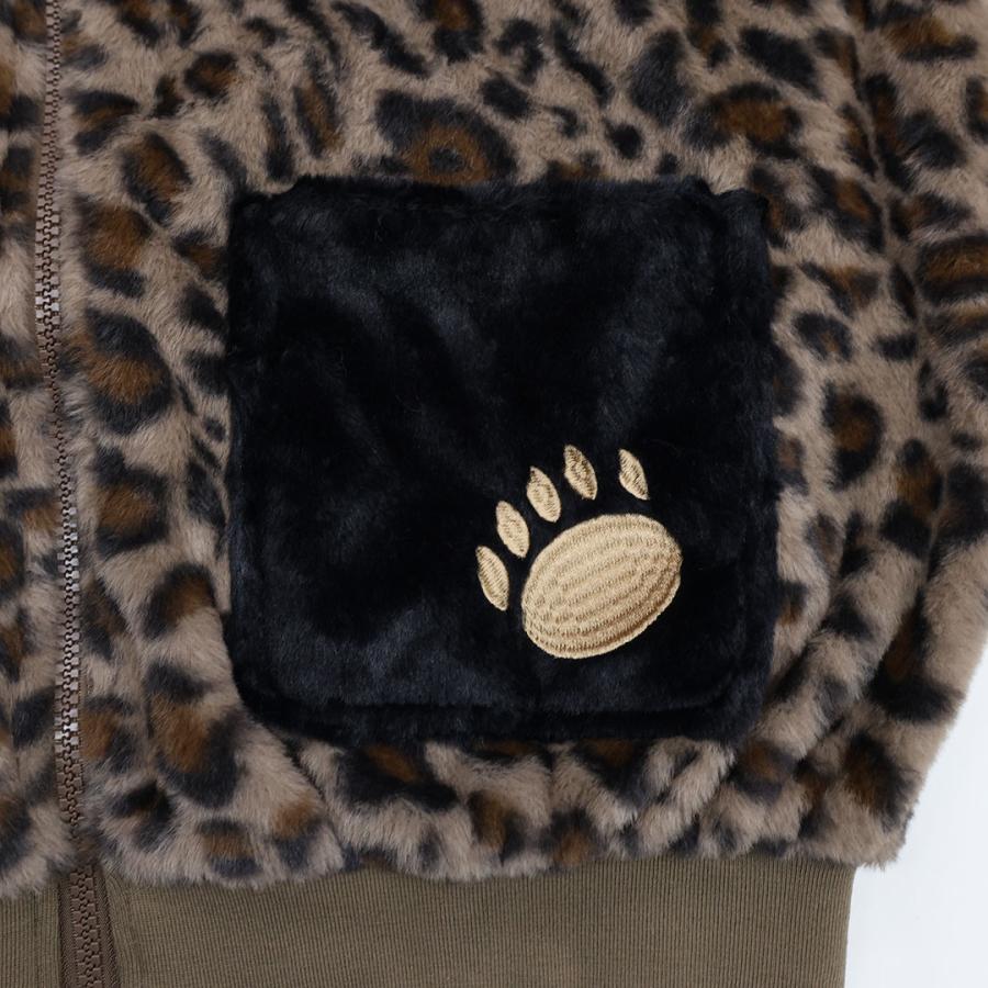 PANDIESTA（パンディエスタ） ラグラン切替フェイクファーパーカー L