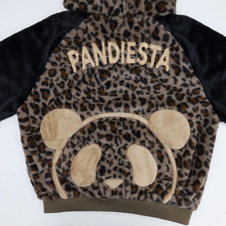 PANDIESTA（パンディエスタ） ラグラン切替フェイクファーパーカー L