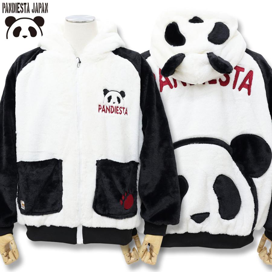 PANDIESTA（パンディエスタ） ラグラン切替フェイクファーパーカー L