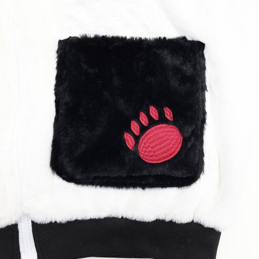 PANDIESTA（パンディエスタ） ラグラン切替フェイクファーパーカー L