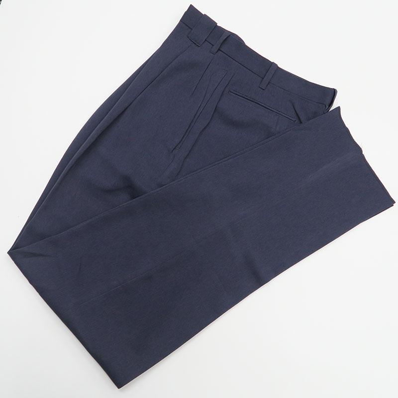 CREMUS クレムズ 2タックパンツ 7125-800 76cm メンズ ブルー スラックス ベーシック : わんわん洋品店 - 通販 ...