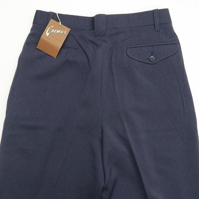 CREMUS クレムズ 2タックパンツ 7125-800 76cm メンズ ブルー スラックス ベーシック : わんわん洋品店 - 通販 ...