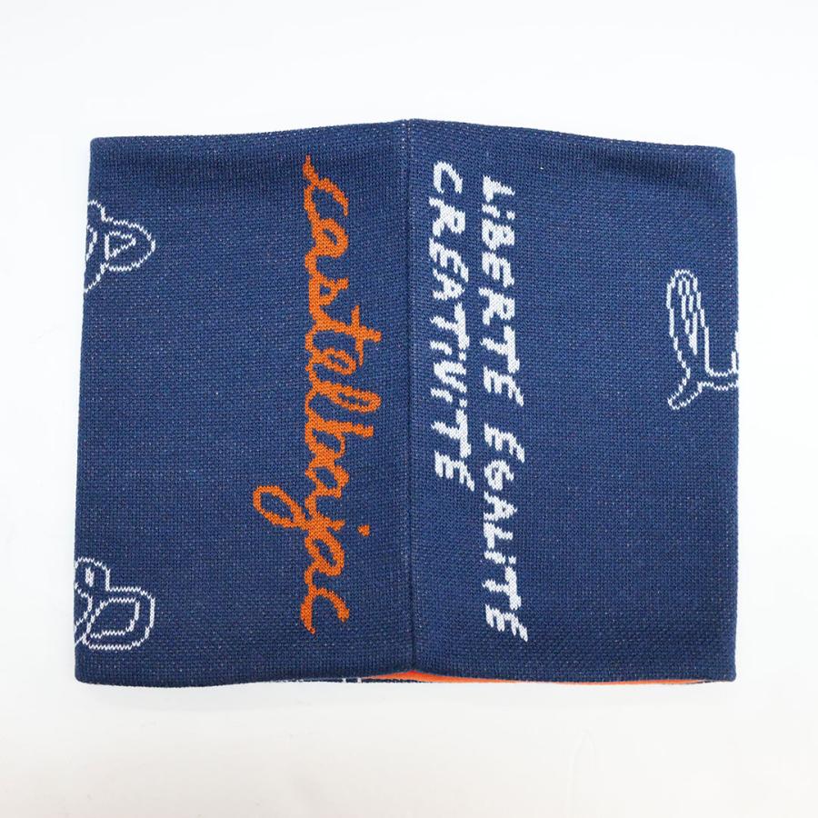 CASTELBAJAC（カステルバジャック） 家紋 ロゴ ハーフジップ 裏毛