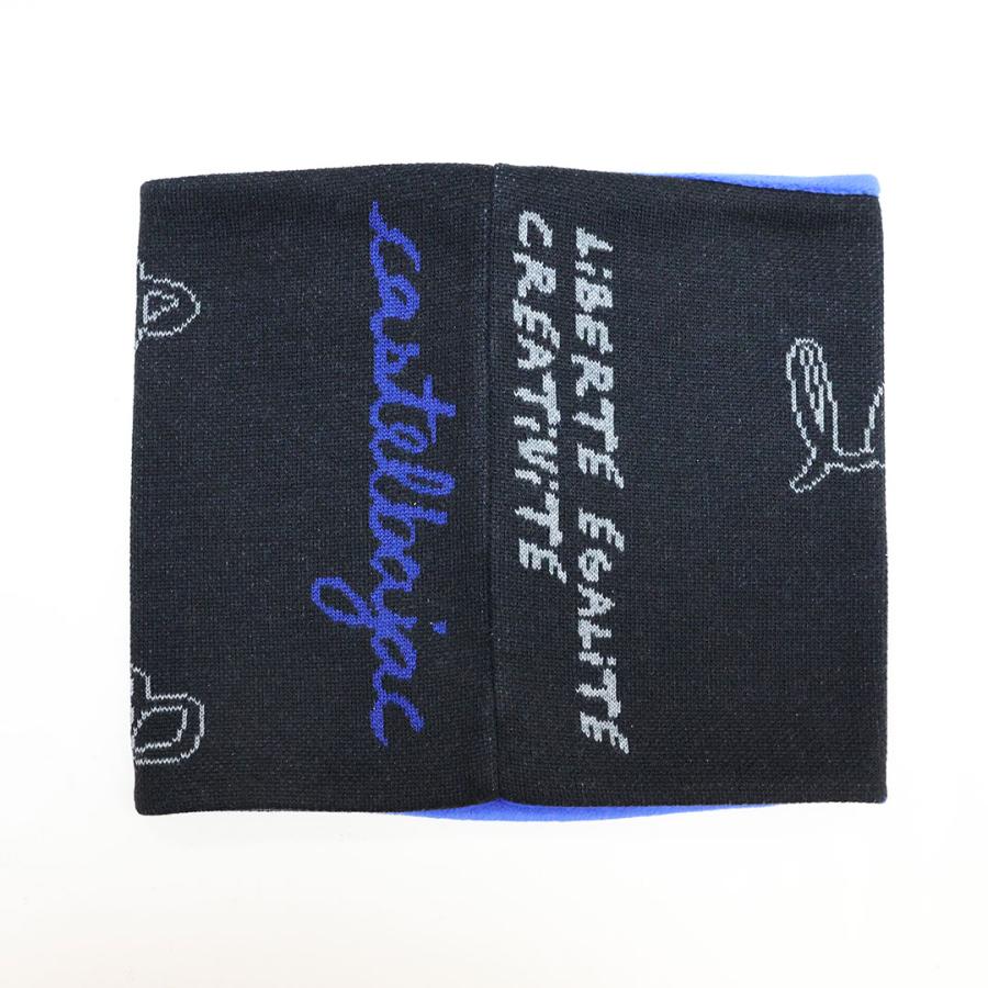 CASTELBAJAC（カステルバジャック） 家紋 ロゴ ハーフジップ 裏毛