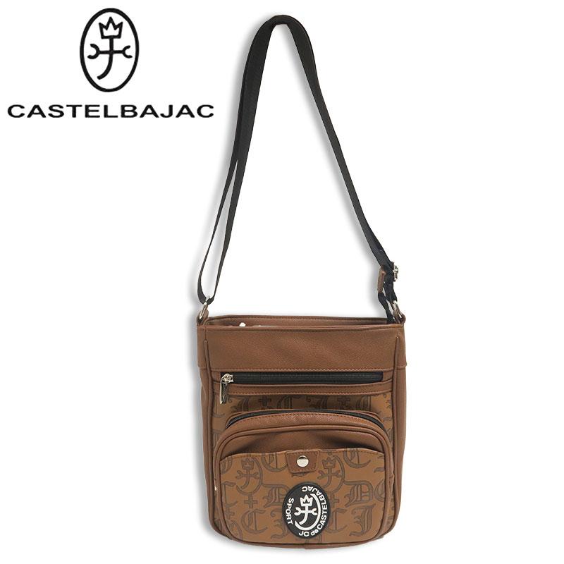 最終値下げ CASTELBAJAC ショルダーバッグ ブラウン CASTELBAJAC SPORT カステルバジャック ショルダーバッグ ブラウン 18