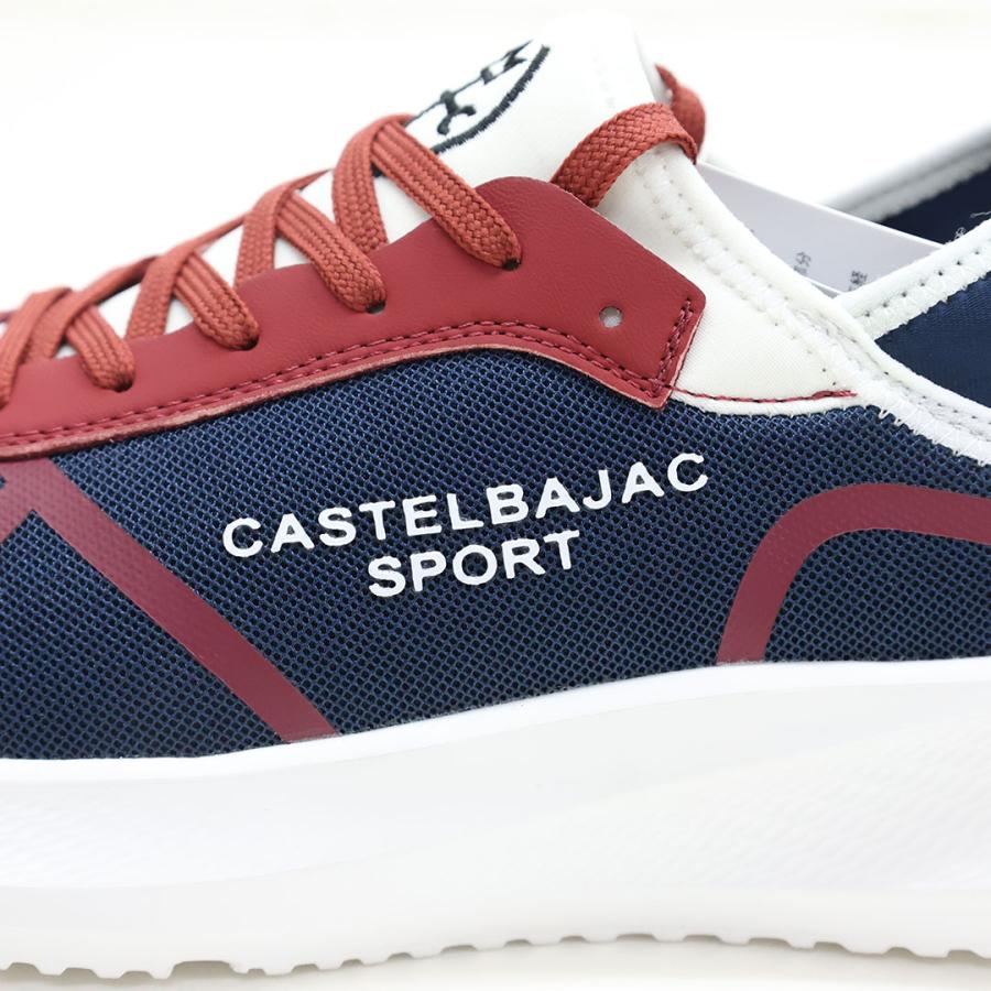 CASTELBAJAC SPORT カステルバジャック 家紋 Pt メッシュ スニーカー 