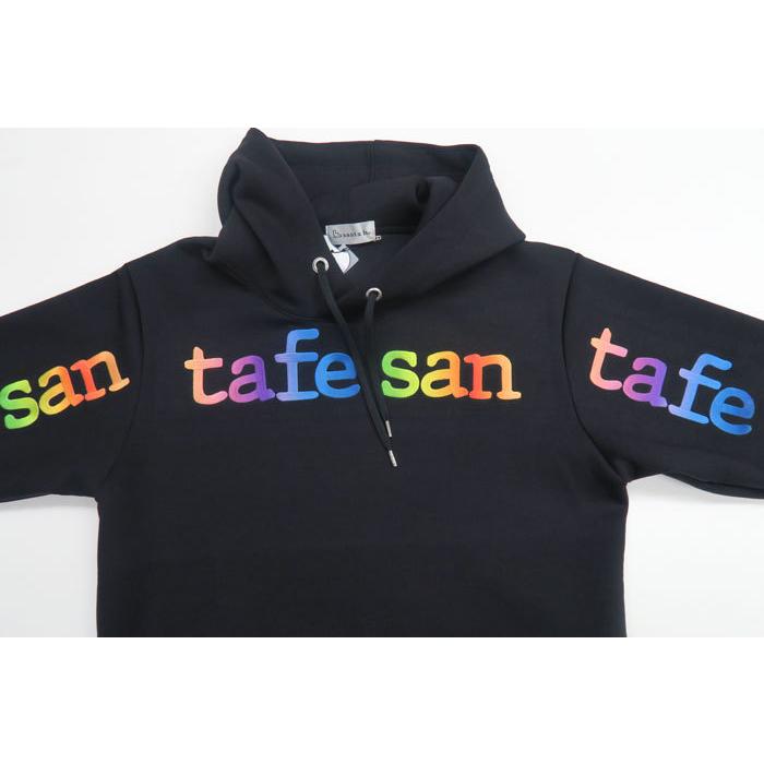 サンタフェ ダンボールエアー パーカー スエットパンツ セットアップ 82104/82105 santafe イグルス 48 50 52サイズ ダンボールニット L LL 3L 上下 トレーナー santafe 袖丈63