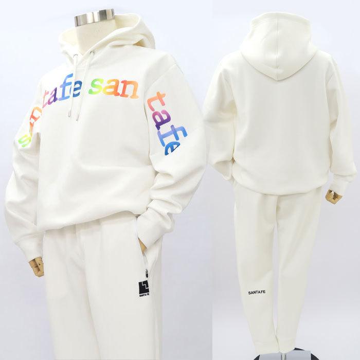 サンタフェ ダンボールエアー パーカー スエットパンツ セットアップ 82104/82105 santafe イグルス 48 50 52サイズ ダンボールニット L LL 3L 上下 トレーナー santafe 袖丈63
