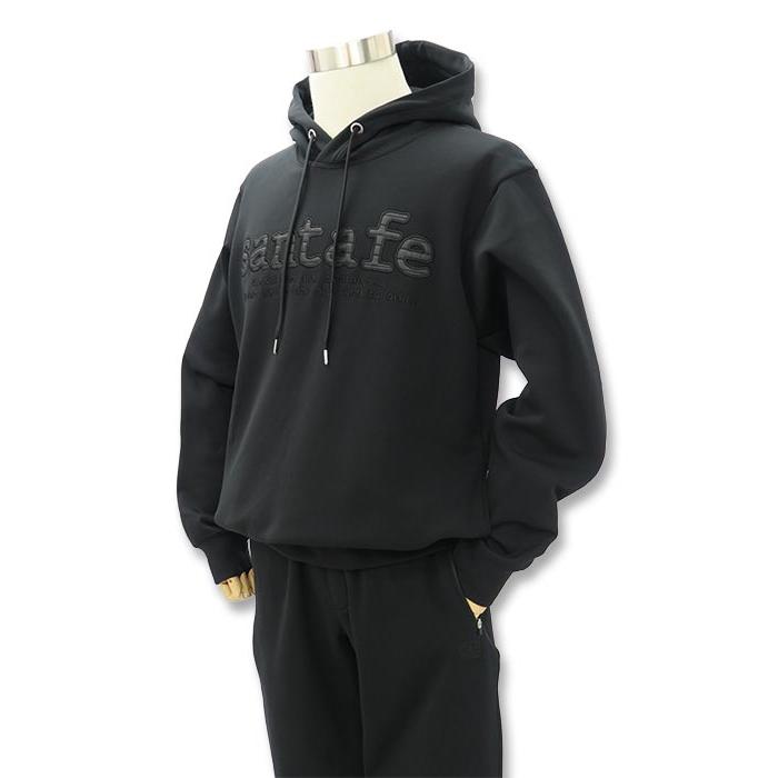 サンタフェ ＼40％OFF／サンタフェ 裏起毛ダンボールニット パーカー 