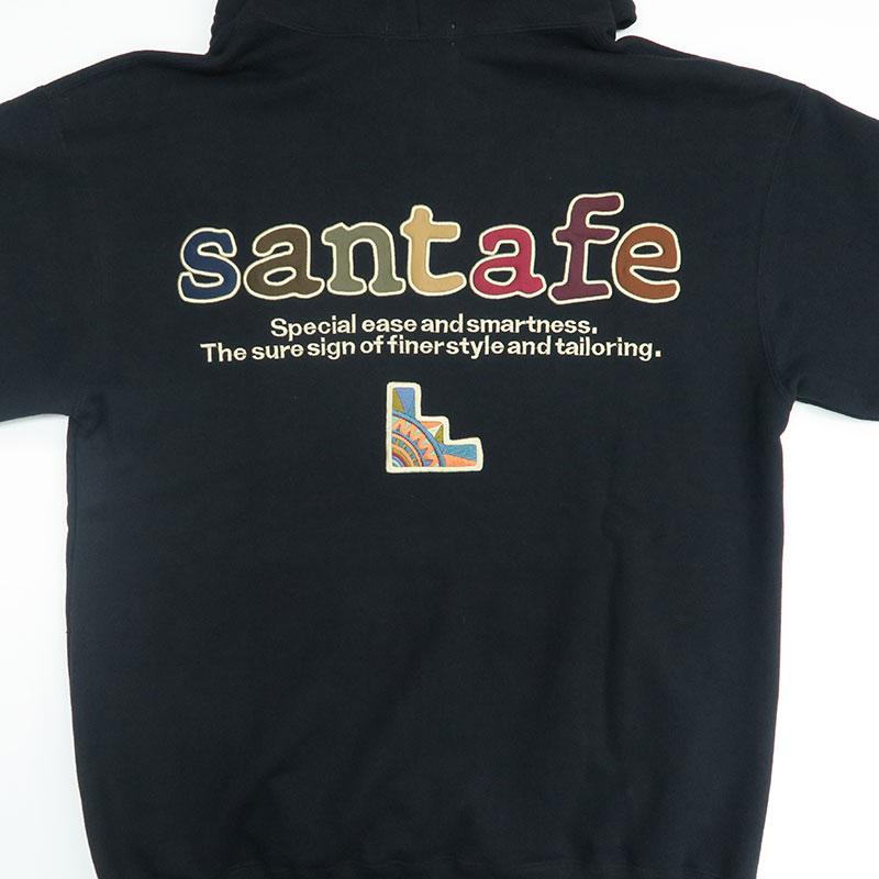サンタフェ 定番 バックアップリケ パーカー スウェットパンツ