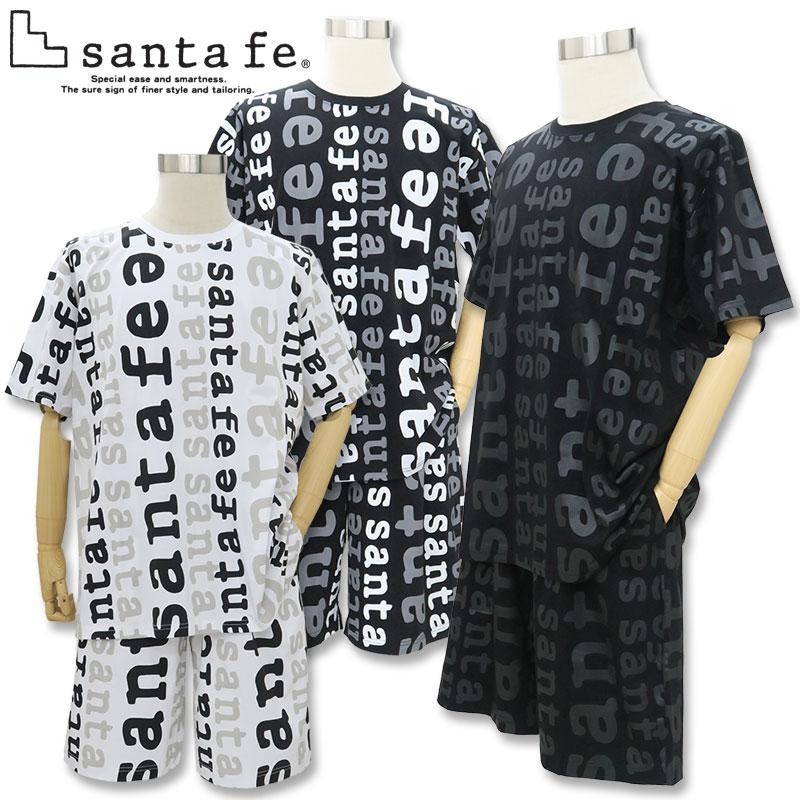 サンタフェ ＼40％OFF／サンタフェ ロゴプリント 半袖Tシャツ ハーフ 