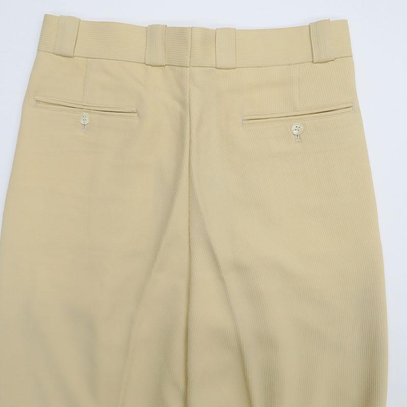 美品　19AW kolor 高密度ウールギャバ１タックパンツ ベージュ サイズ３ MAISON SPECIAL（メゾンスペシャル） スラックス 「UNISEX」CORDURA