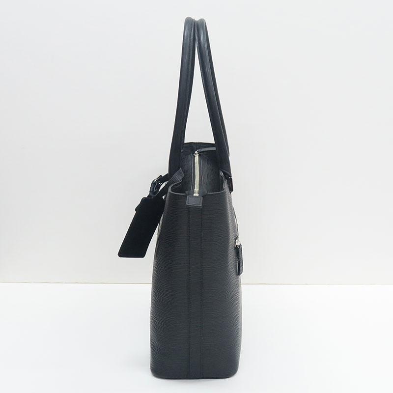 ビビコ 水シボ型押し トートバッグ 牛革 本革 BBCO 黒 05 BLACK メンズ ロゴ 地模様 A0-0228-12の画像