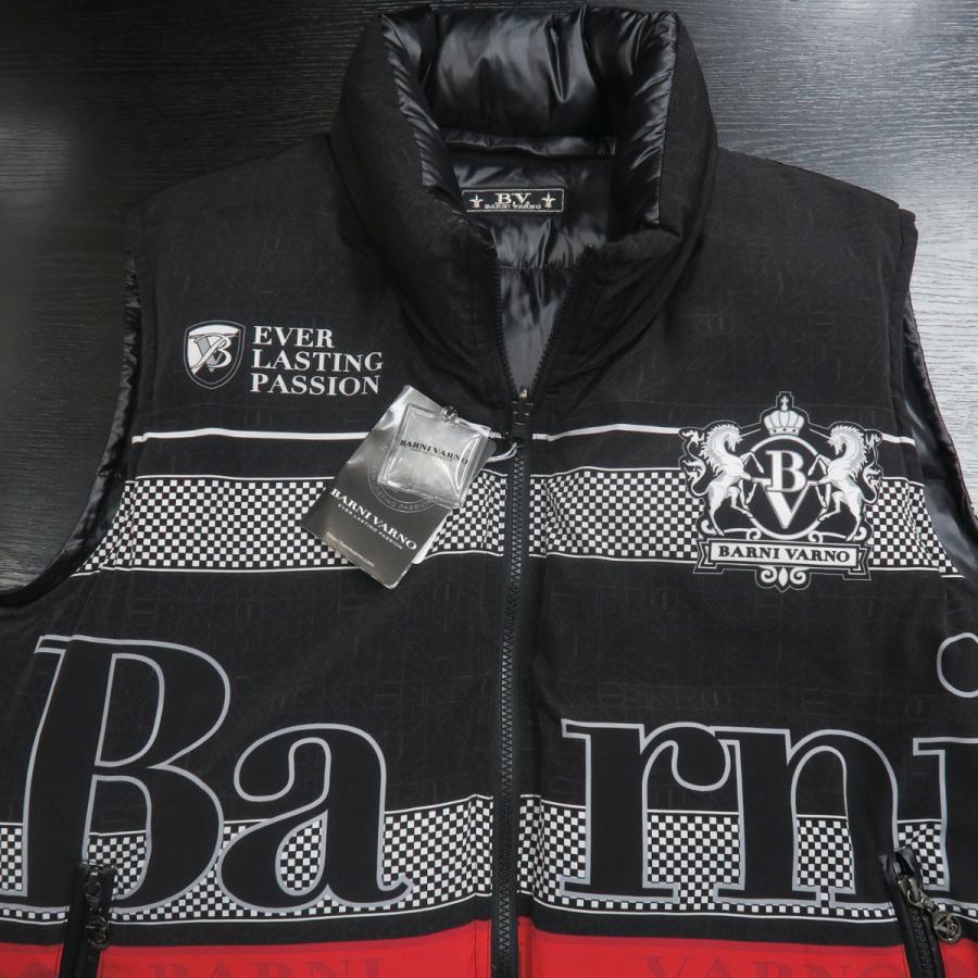 輸入 バーニヴァーノ リバーシブルダウンベスト 黒 BARNI BAW-GDV2600-09 LLサイズ VARNO ジャケット バーニヴァーノ・22 秋冬 AW 新作(L)ナイロンスーパーシレー ダウンベスト(L)BAW-LDV4511-09 BARNI VARNO