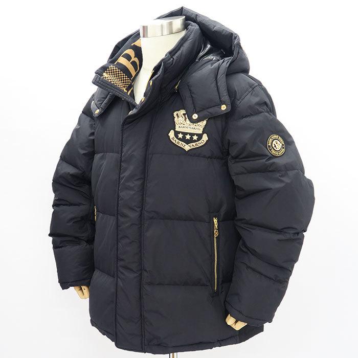 Lサイズ バーニヴァーノ 王冠 ダウンジャケット BAW-KDB4105 BARNI VARNO 21 秋冬 AW 新作 白 黒 ブルゾン クラウン