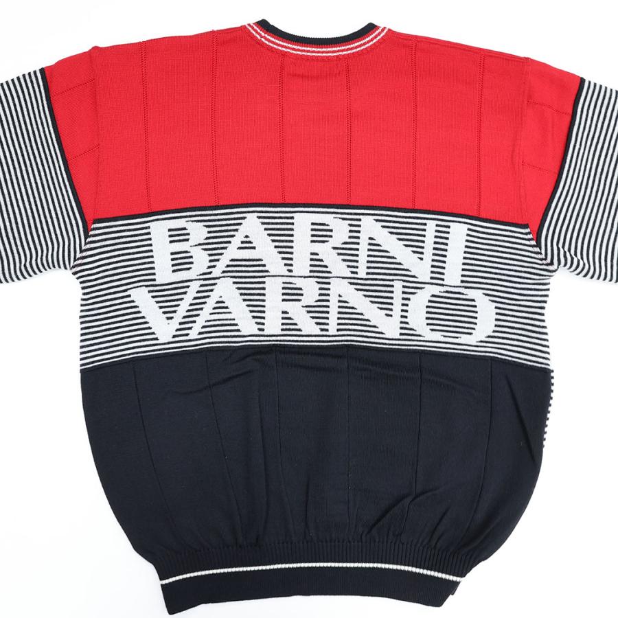 BARNI VARNO（バーニヴァーノ） ライオンデザイン クルーネック ニット 