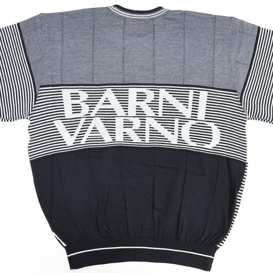 BARNI VARNO（バーニヴァーノ） ライオンデザイン クルーネック ニット 