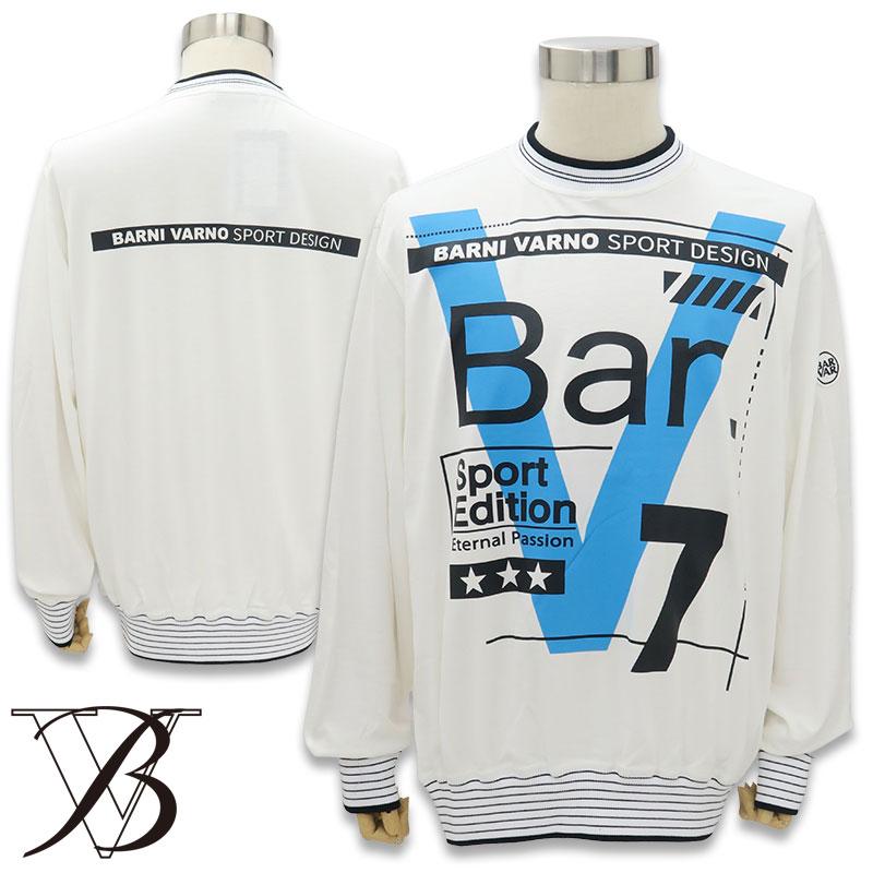 BARNI VARNO ＼40%OFF／バーニヴァーノ トレーナー ロゴプリント L 