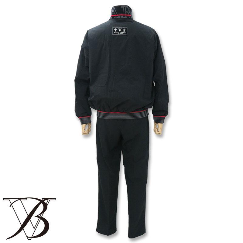 バーニヴァーノ BARNI VARNO 中綿 シャカシャカ ブルゾン パンツ セットアップ  LL サイズ 黒 BAW-MBS4878 BAW-MPC4879 秋冬の画像