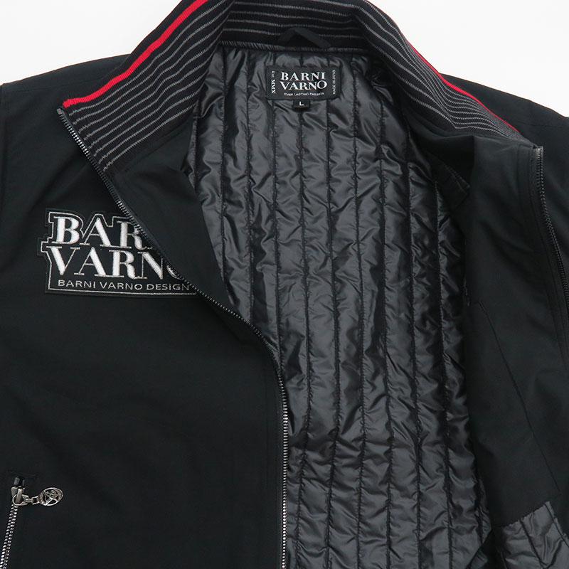 バーニヴァーノ BARNI VARNO 中綿 シャカシャカ ブルゾン パンツ セットアップ  LL サイズ 黒 BAW-MBS4878 BAW-MPC4879 秋冬の画像