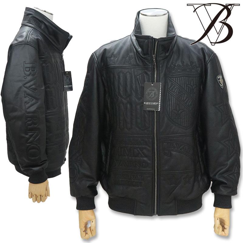BARNI VARNO ＼40%OFF／バーニヴァーノ 本革ブルゾン LL サイズ 