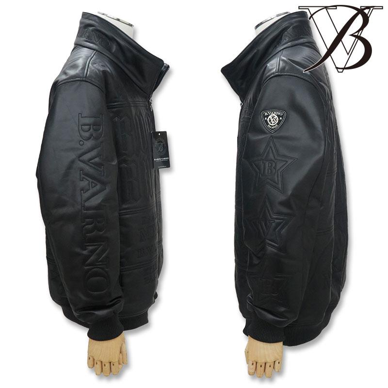BARNI VARNO ＼40%OFF／バーニヴァーノ 本革ブルゾン LL サイズ 