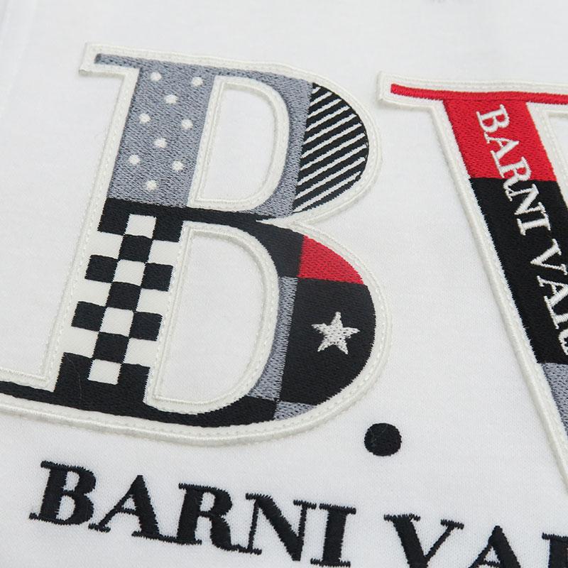 バーニヴァーノ LL サイズ BVロゴ トラックジャケット スエットパンツ 白 BARNI VARNO BAW-MST4841 BAW-MSP4842  秋冬の画像