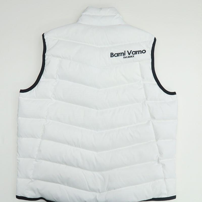 BARNI VARNO バーニヴァーノ BVロゴ ダウン ベスト LLサイズ BAW